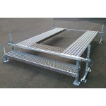 Alu-Grablaufrostgarnitur höhenverstellbar **